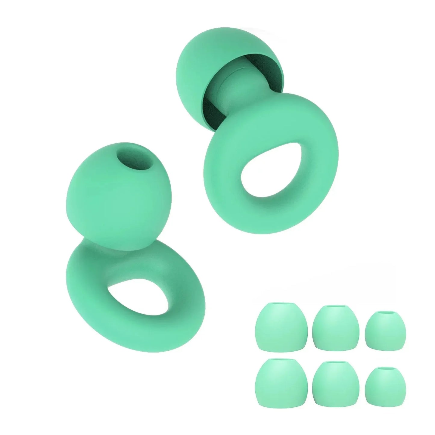 HUAK Concert Ear Plugs, High Fidelity Noise Cancelling Silicone Ear Plugs, Reusable Ear Plugs for Musicians, , Focus and Sleep