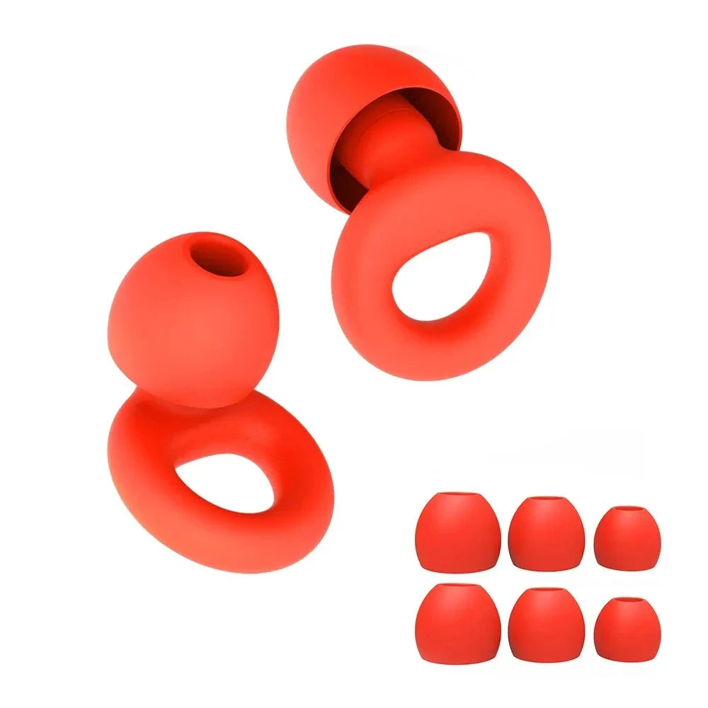 HUAK Concert Ear Plugs, High Fidelity Noise Cancelling Silicone Ear Plugs, Reusable Ear Plugs for Musicians, , Focus and Sleep
