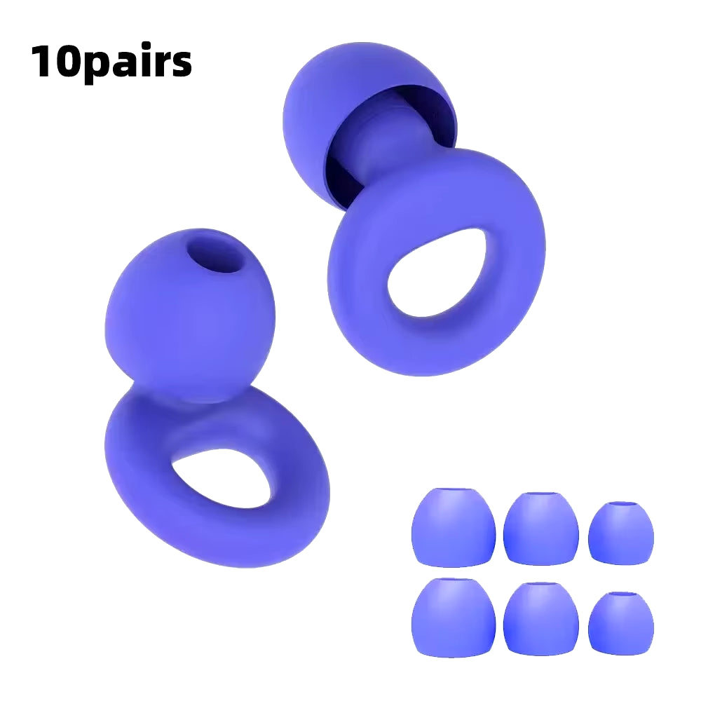 HUAK Concert Ear Plugs, High Fidelity Noise Cancelling Silicone Ear Plugs, Reusable Ear Plugs for Musicians, , Focus and Sleep